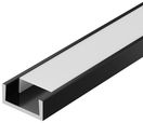 Профиль алюм. для LED ленты 1607 прям. 2м к-т опал черн. IEK