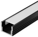 Профиль алюм. для LED ленты 1712 прям. 2м к-т опал черн. IEK