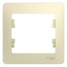 GSL000201 Рамка 1- постовая (бежевый) (45шт/уп),