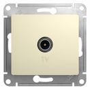 GSL000293 Розетка TV коннектор (бежевый) (10шт/уп),