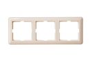 W59 Рамка 3-местная (сл.кость) KD-3-28,