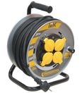 Катушка УК20 2P+PE/20м 3х1,5мм2 IP44 "Industrial plus" IEK