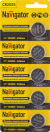 Элемент питания Navigator 94 764 NBT-CR2025-BP5,