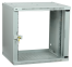 ITK Шкаф LINEA WE 6U 550x350мм дверь стекло серый