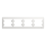 GSL000104 Рамка 4- постовая горизонтальная (белый),