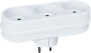 Разветвитель Navigator 94 697 NAD-L-3X-WH 3 гн. (в ряд) б/з,