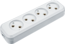 Колодка Navigator 61 587 NCA-BL01-04-X-WH 4гн б/з АБС пластик,
