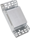 Угол д/листового кабель.лотка 45° вертикально восходящий (внутренний) с интегрированным соединит. разъемом сталь оцинкованное серый IEK