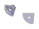 PROFILE S02 end caps with hole (set of 2 pcs)