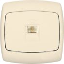 Рондо Розетка телефон. RJ11 с/у (сл.кость)RT-4S-SI,