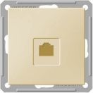 W59 Розетка телеф. с/у RJ11 (сл.кость, б/рамки)(10шт) RSI-152T-2-86,