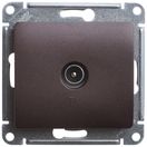 GSL000891 Розетка TV оконечная 1DB (шоколад) (10шт/уп),