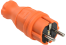 ВБп3-1-0м Вилка прямая ОМЕГА IP44 оранжевая IEK